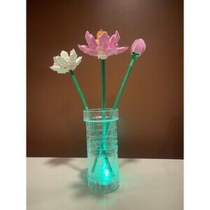 LEGO 40647 Lotus Flowers Bouquet With LED Light Up Cup From Medieval Times